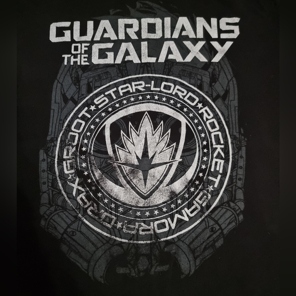 We Love Fine Marvel Guardians of The Galaxy Vol.2  Black T- Shirt - Picture 2 of 7